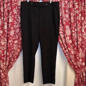 Anne Klein Women's Elegant Black Dress Pants